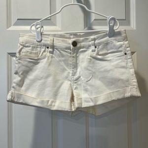 BLANKY NYC / White Jean Shorts / Size 27